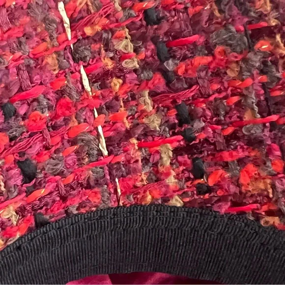 TRINA TURK Pink tweed newsboy hat - Picture 7 of 7